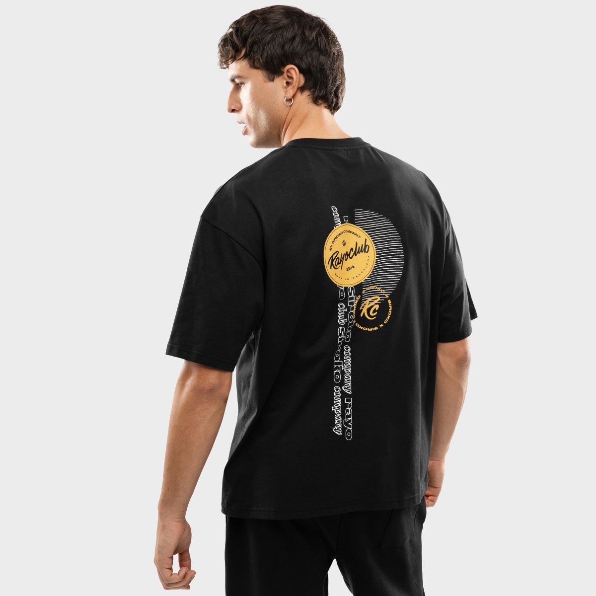 T-shirt Folgada Rayo Club Rc Tactic Siroko Preto-2