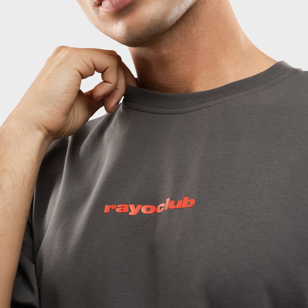 T-shirt Folgada Rayo Club Rc Tactic Siroko Cinzento-5
