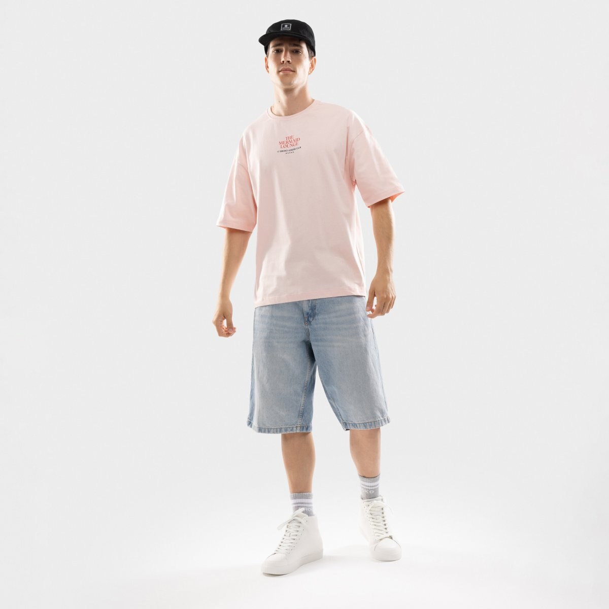 T-shirt de Manga Curta em Algodão Orgânico Siroko Rosa-3