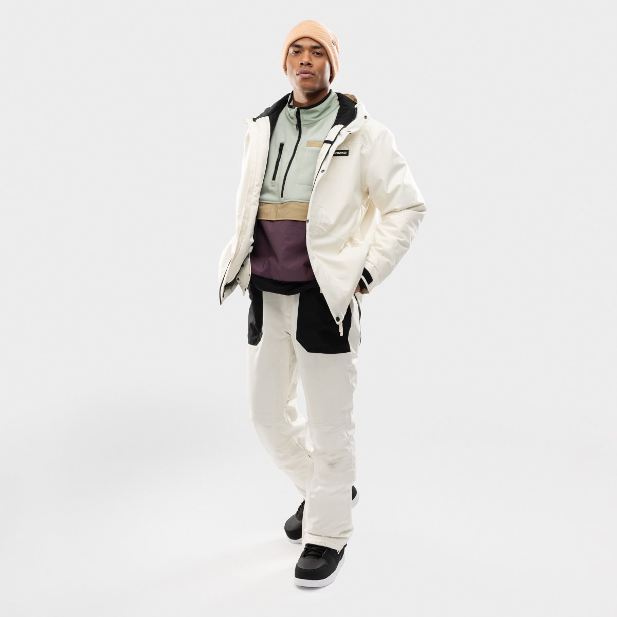 Casaco para Snowboard/ski W4 Siroko Branco-3