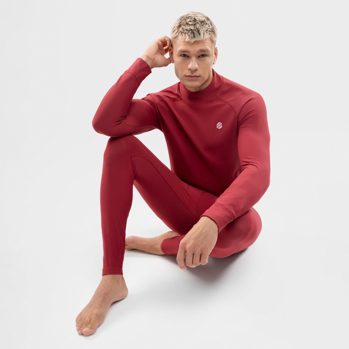 Leggings Térmicas Siroko Vermelho-3