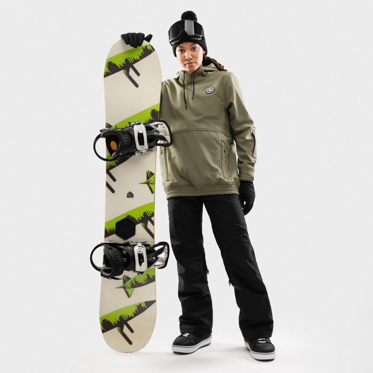 Calças Hardshell Snowboard P5-w Aino Black Siroko Preto-3