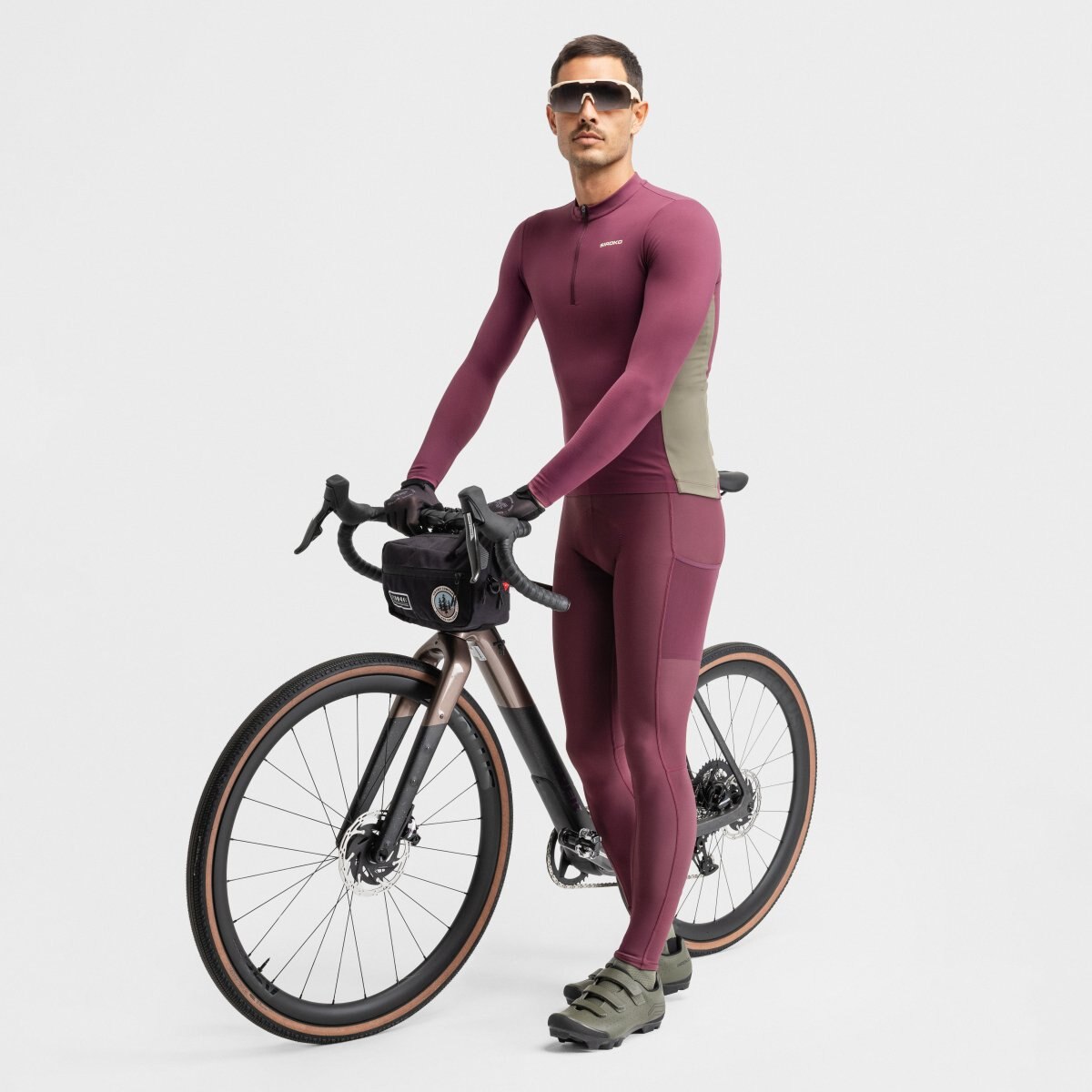 Maillot de Gravel Manga Comprida Gm3 Siroko Vermelho-3