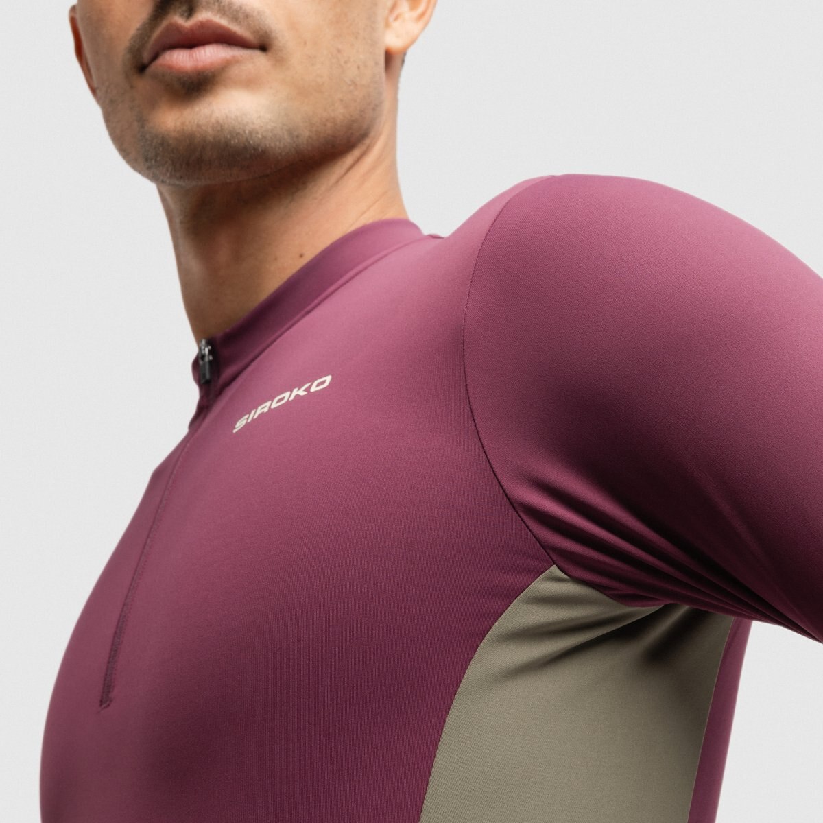 Maillot de Gravel Manga Comprida Gm3 Siroko Vermelho-5
