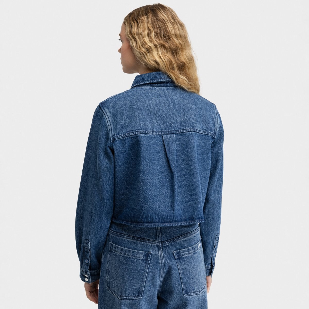 Camisa Crop Jeans Nimes-w Blue Siroko Azul-2