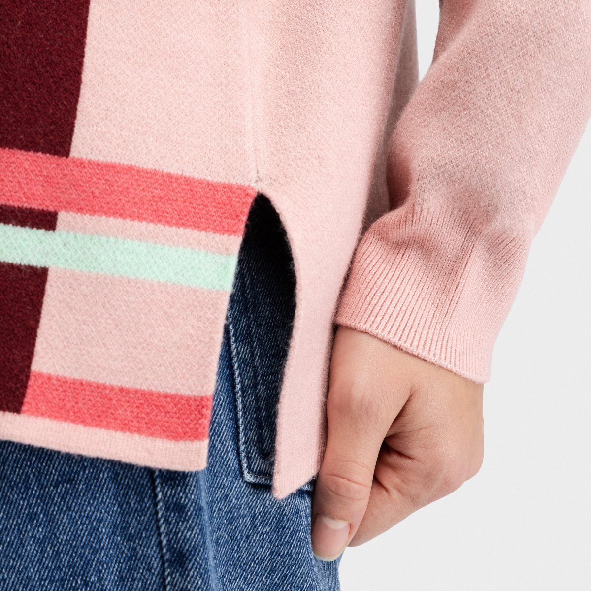 Polo de Malha de Manga Comprida Verelle-w Siroko Rosa-5