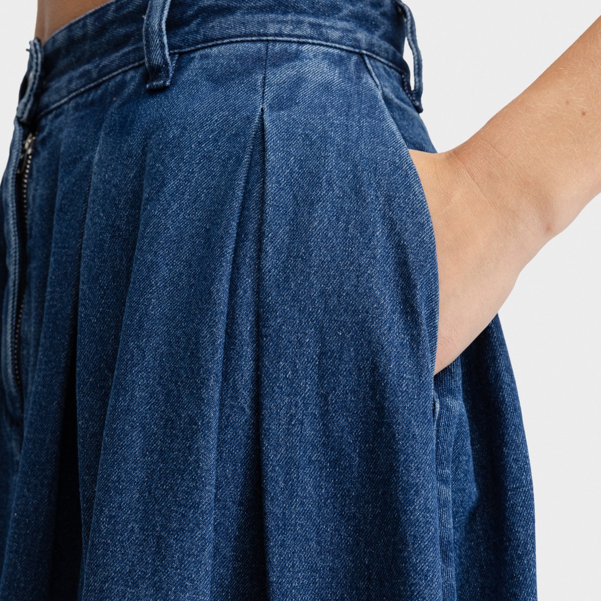 Saia Jeans Evasé Alamo-w Blue Siroko Azul-5