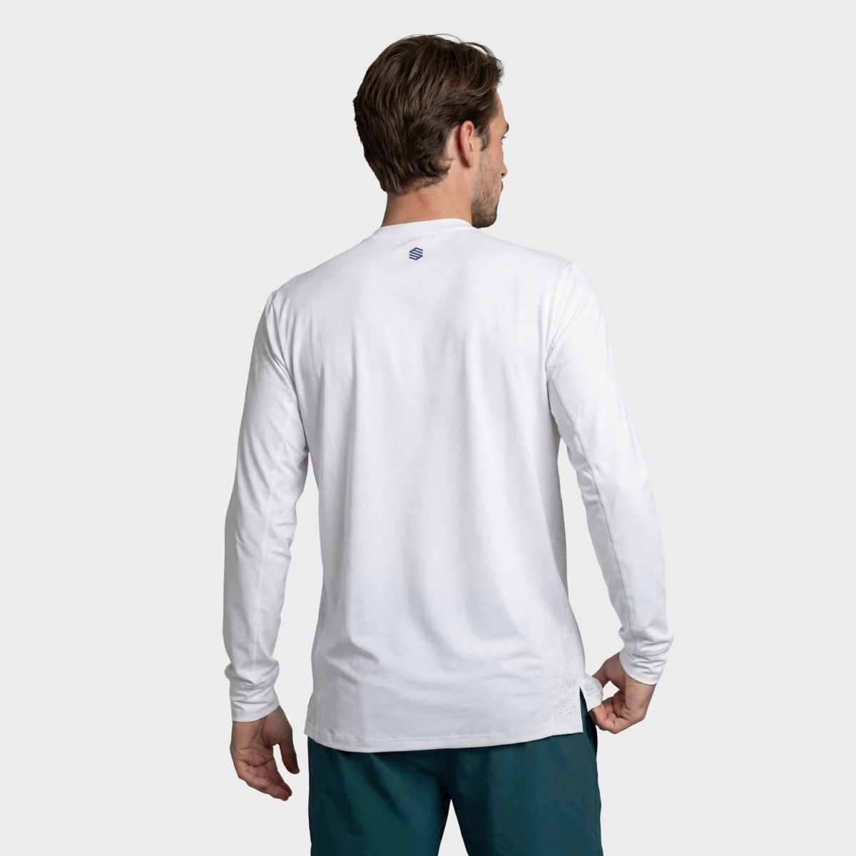 T-shirt Técnica de Manga Comprida Ténis Roma Siroko Branco-2