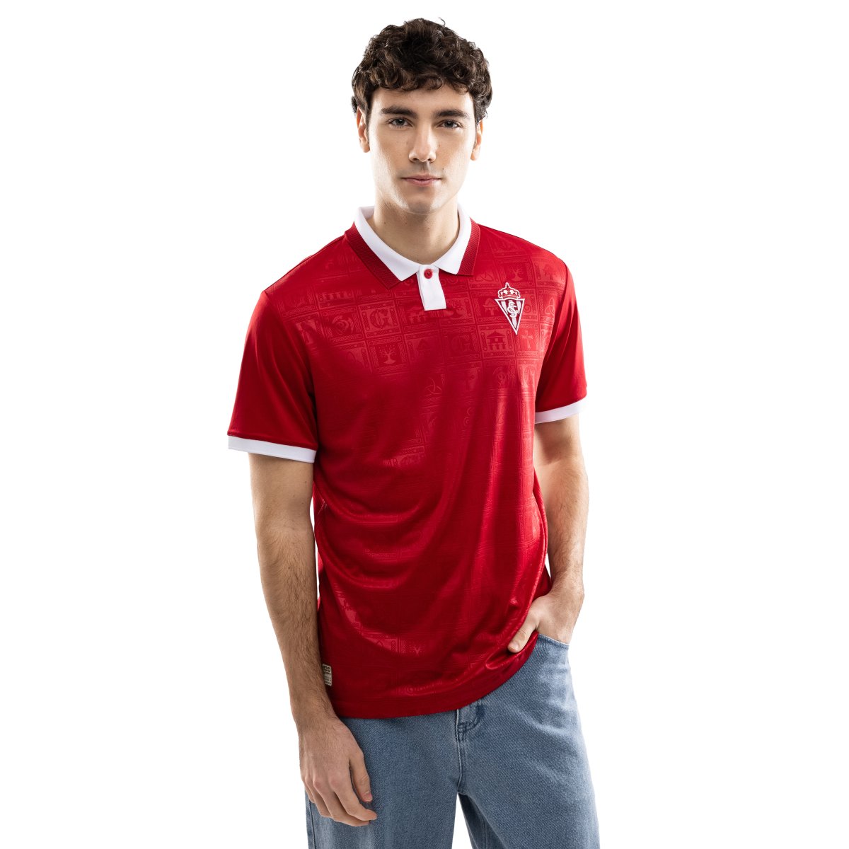 Imagem 0 de T-shirt 120 Aniversário Real Sporting de Gijón Sc120 Sportinguista Red Siroko