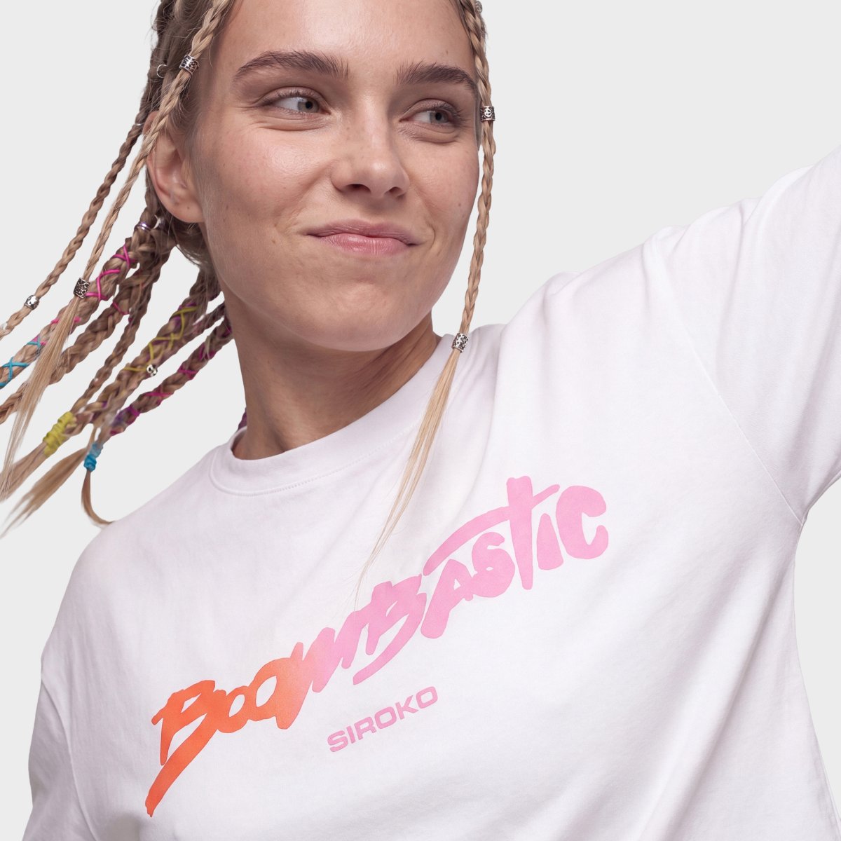 T-shirt Crop Boombastic Bbc Memories-w Siroko Branco-4
