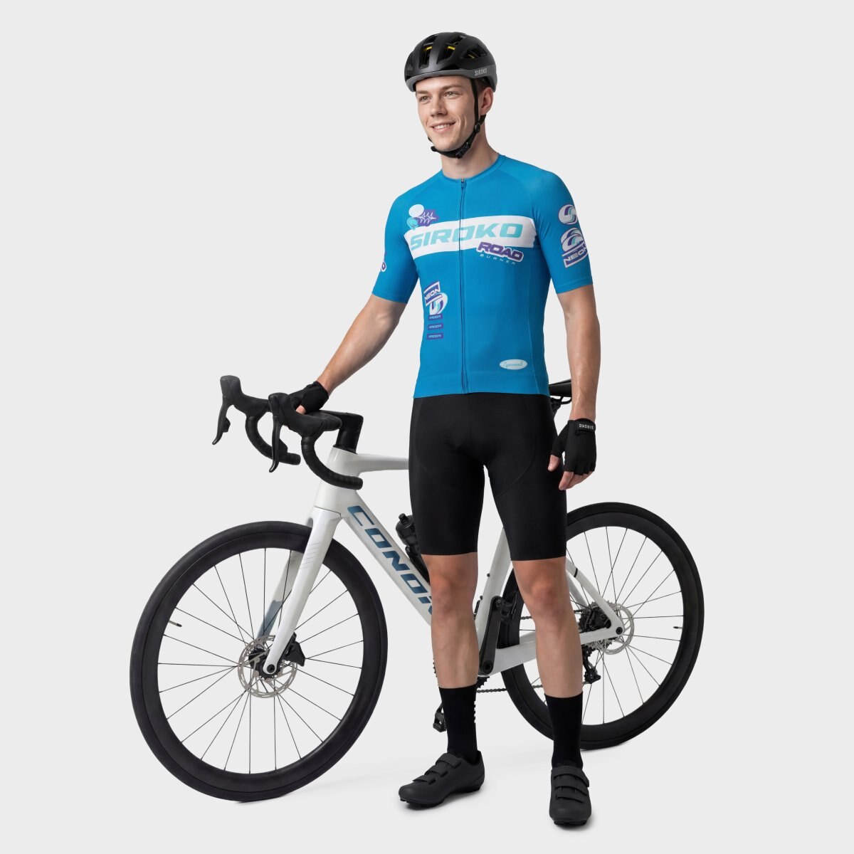 Maillot Ciclismo Mesh de Manga Curta M8 Siroko Azul-3