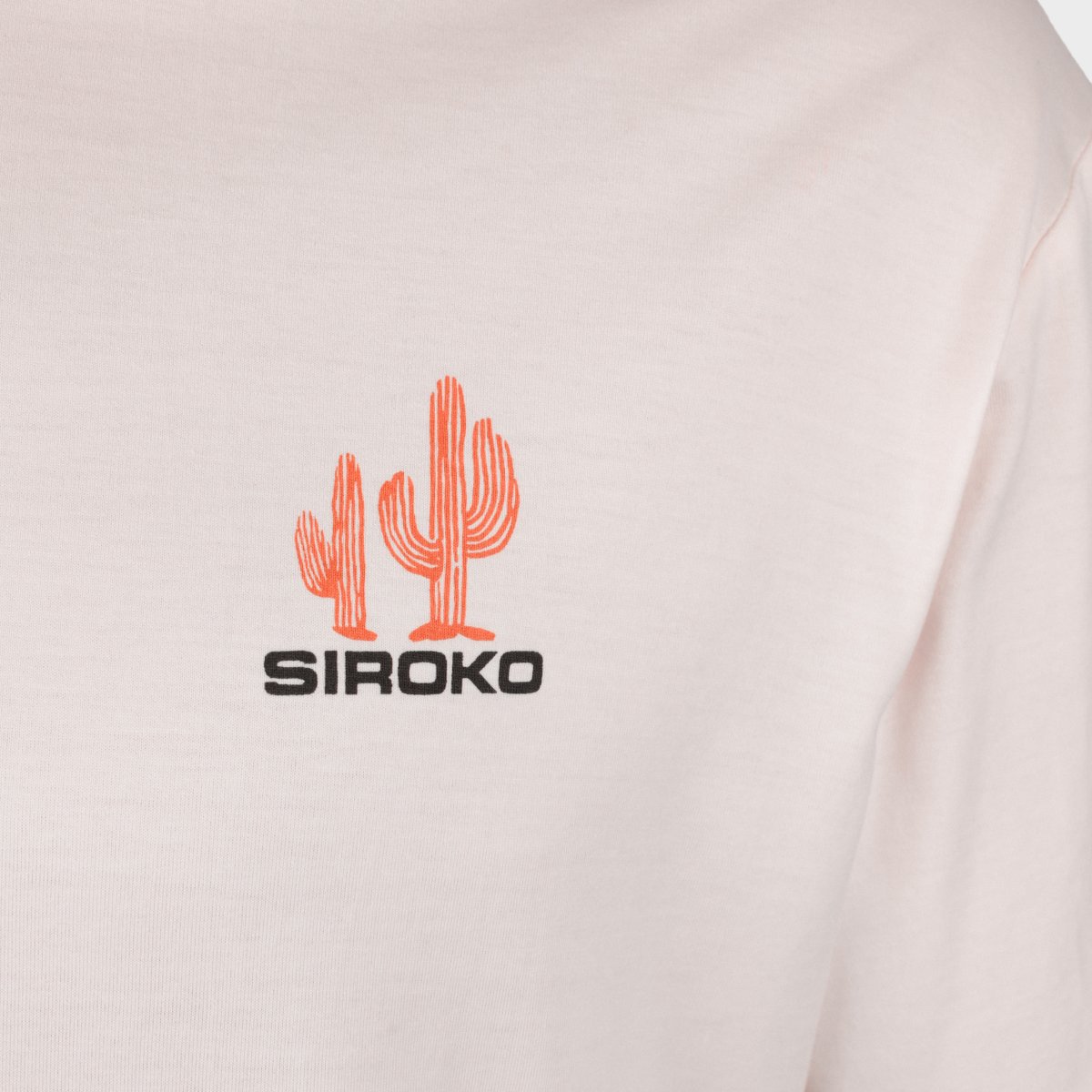 T-shirt de Gravel de Manga Curta em Algodão Chaser Siroko Branco-4