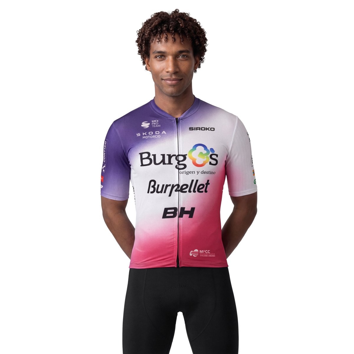 Imagem 0 de Maillot de Manga Curta Burgos Burpellet Bh X Siroko Bbbh 26 Burgos White Siroko