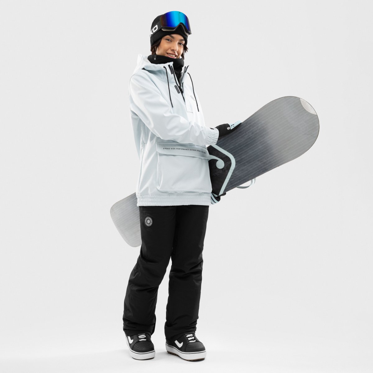 Casaco para Snowboard/ski W3-w Siroko Azul-claro-3