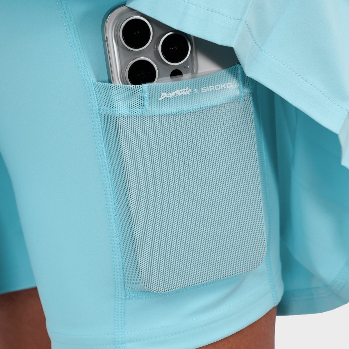 Saia Plissada Boombastic Bbc Roll-w Blue Siroko Azul-5