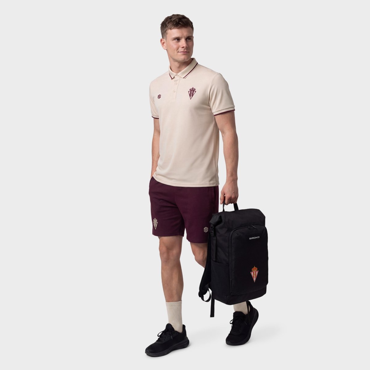 Calções Futebol Lifestyle Rsg Travel Shorts Player M Siroko Grená-3