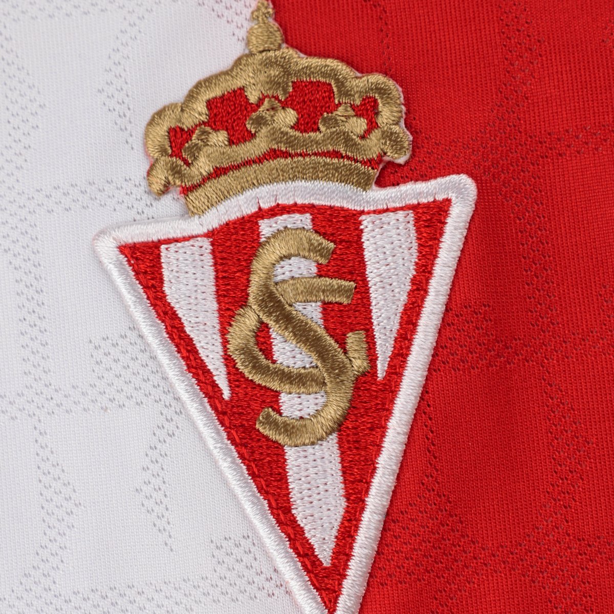 T-shirt Jogador 1ª Equipação Oficial Do Real Sporting de Gijón Infantil Rsg Home Tee Player K Siroko Vermelho / Branco-4