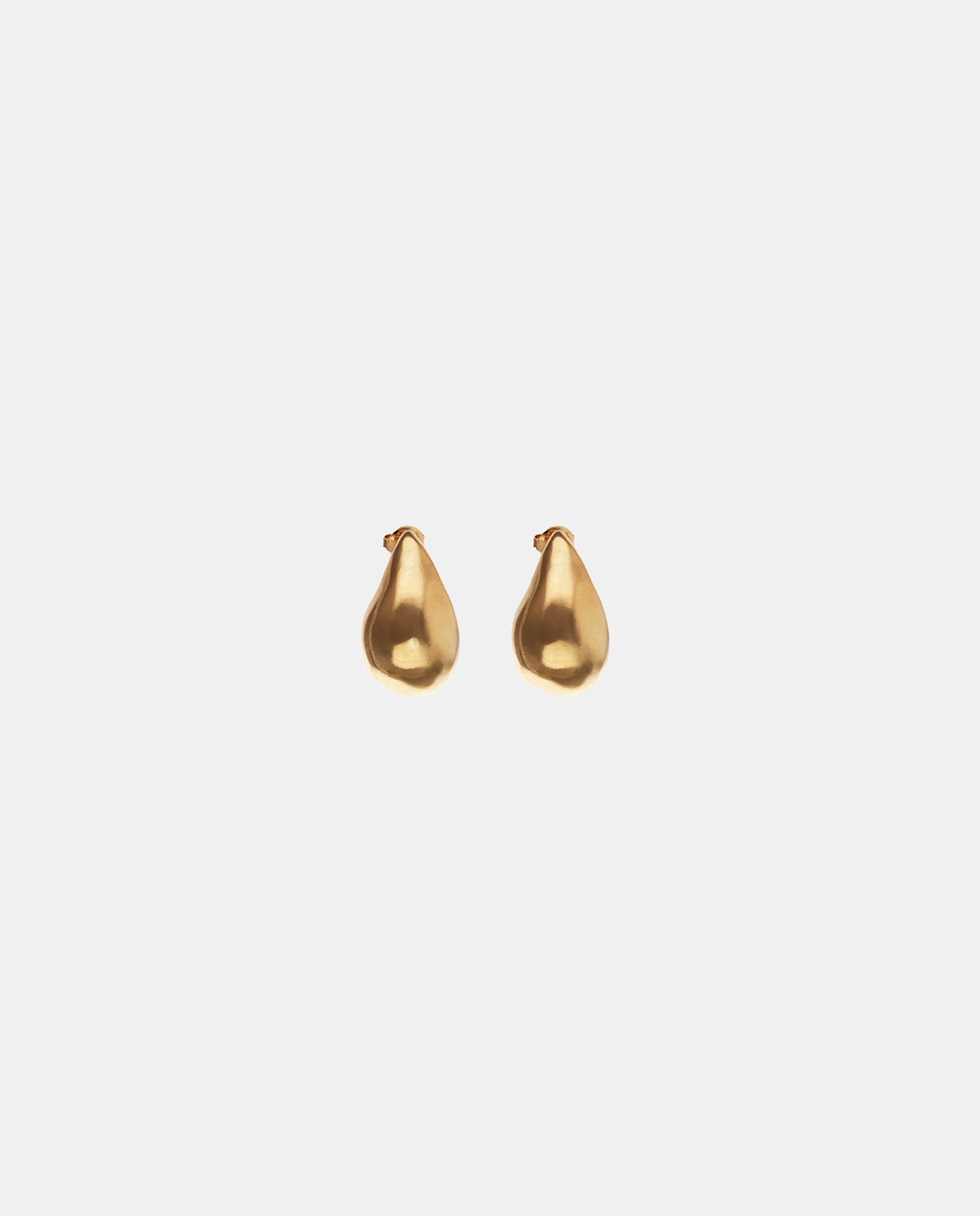 Imagem 0 de Brincos Banhados a Ouro 18k em Forma de Gota