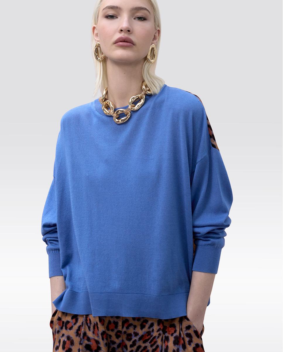 Imagem 0 de Camisola Combinada com Costas Animal Print