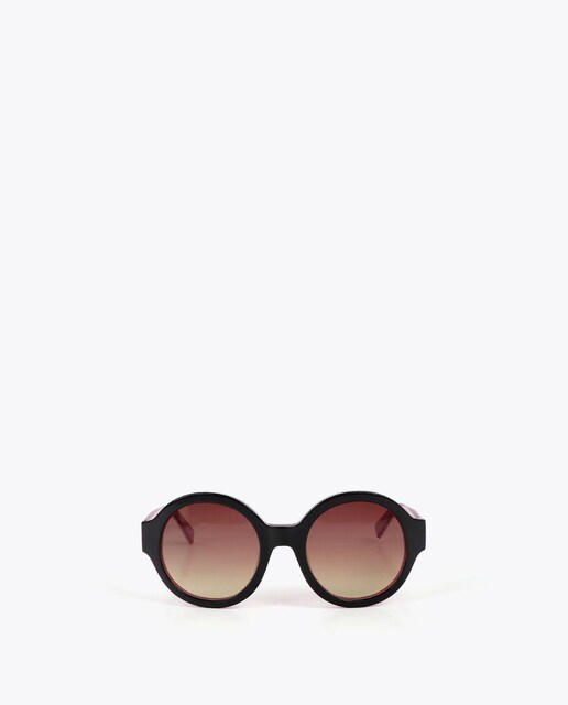 Imagem 0 de Óculos de Sol Redondeados Bicolor