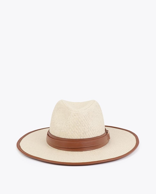 Imagem 0 de Chapéu de Aba Larga em Design Bicolor