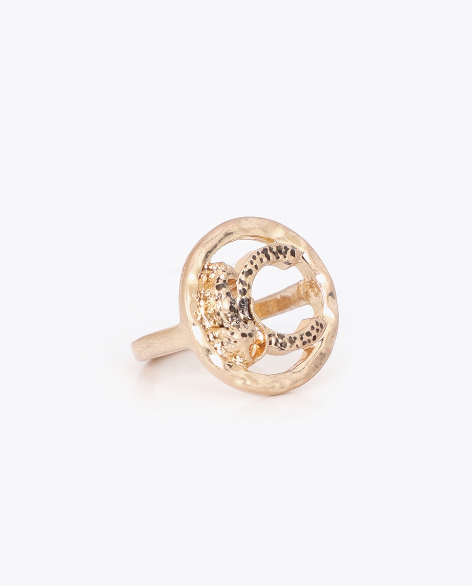 Anel com Logo Lc Animal Ouro-2