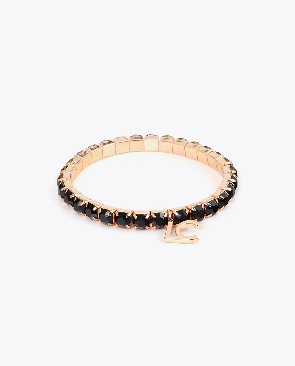 Conjunto de Pulseiras Elásticas Lacado Personalizado Preto-3