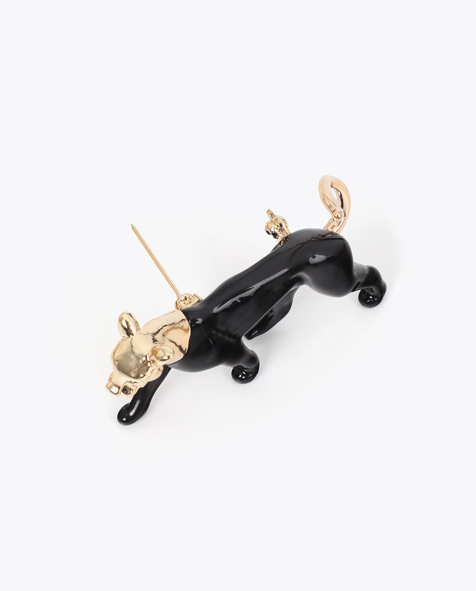 Broche Leopardo Ouro-4