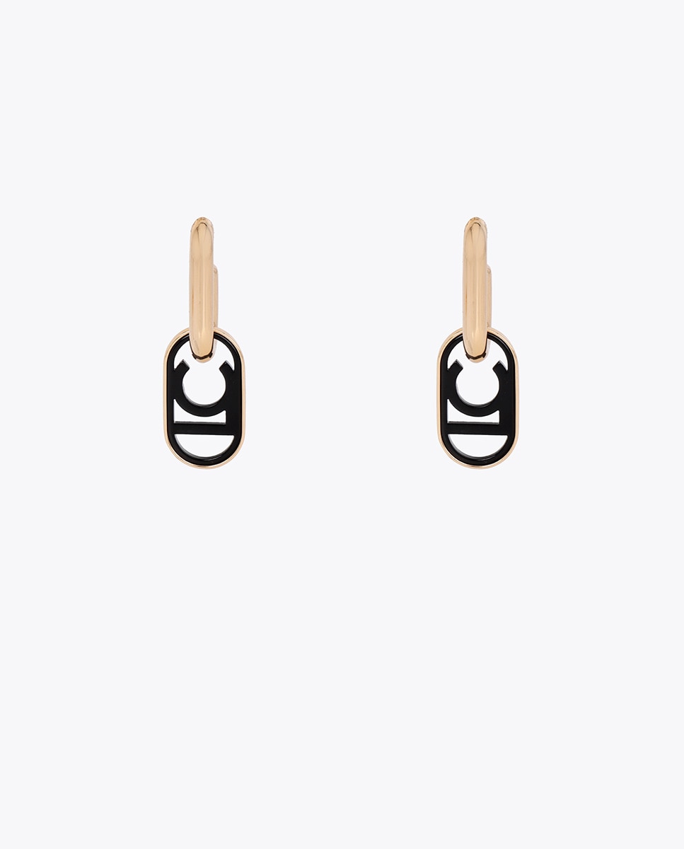 Imagem 0 de Brincos Combinados com Logo Ovalado Acrílico