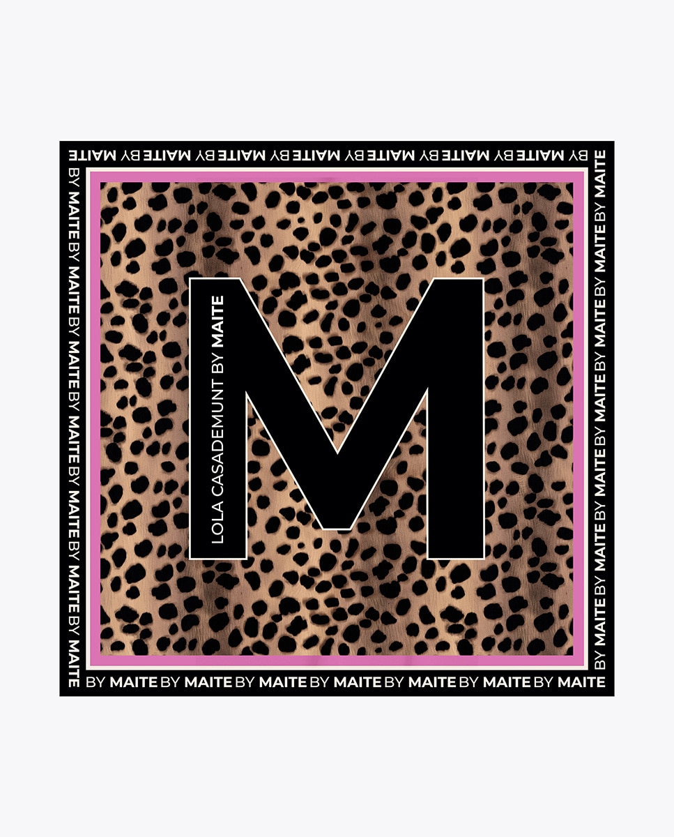 Imagem 0 de Lenço M Animal Print 55x55cm