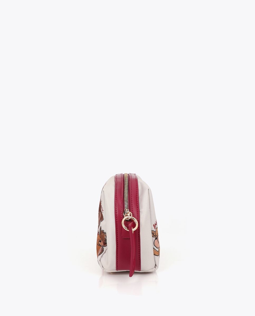 Necessaire Estampado Personalizado Ursos Branco / Castanho-2