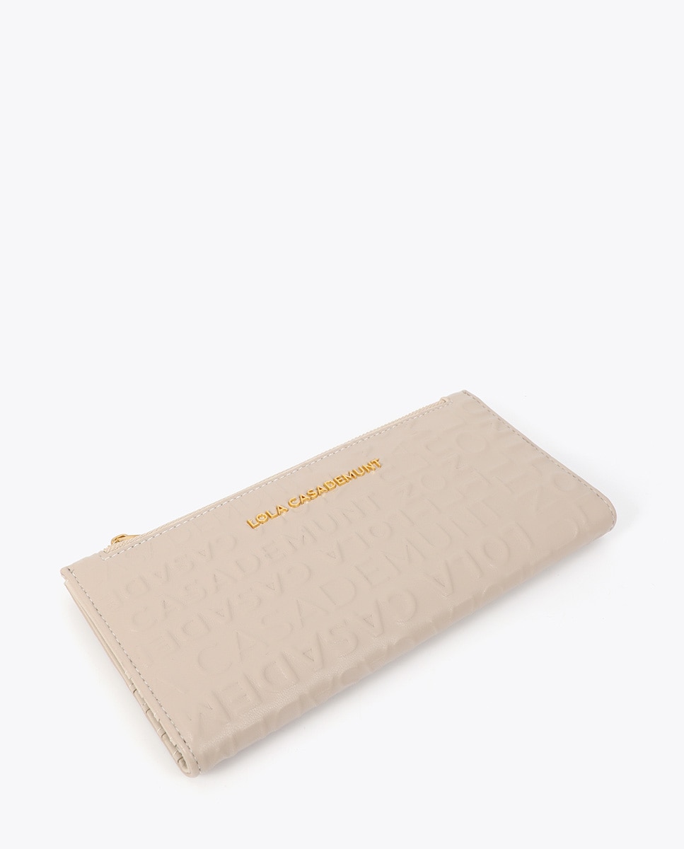 Carteira Básica com Logo e Pesponto Branco-2