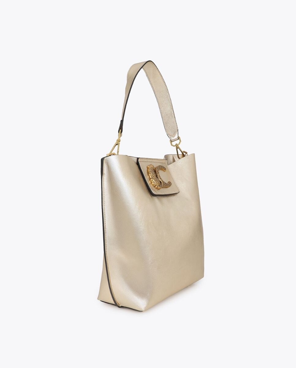 Shopper com Fecho de Aba e Logo Leopardo Ouro-4