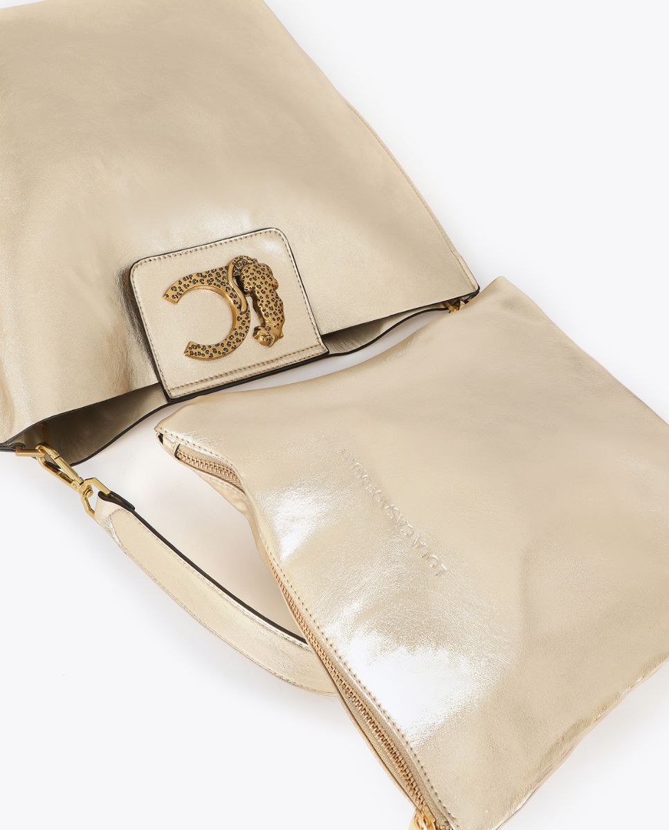 Shopper com Fecho de Aba e Logo Leopardo Ouro-5