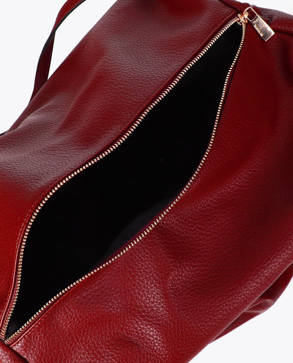 Shopper Efeito Pele Multi Tachas Vermelho-5