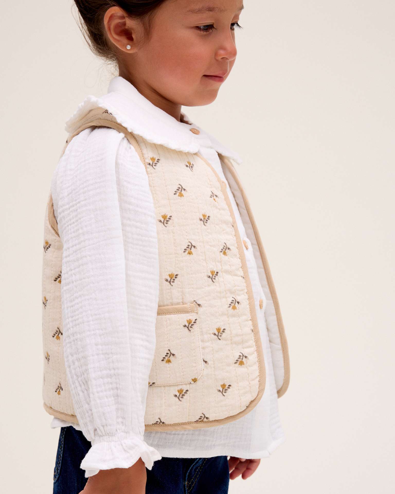 Imagem 0 de Colete Infantil com Estampado Floral