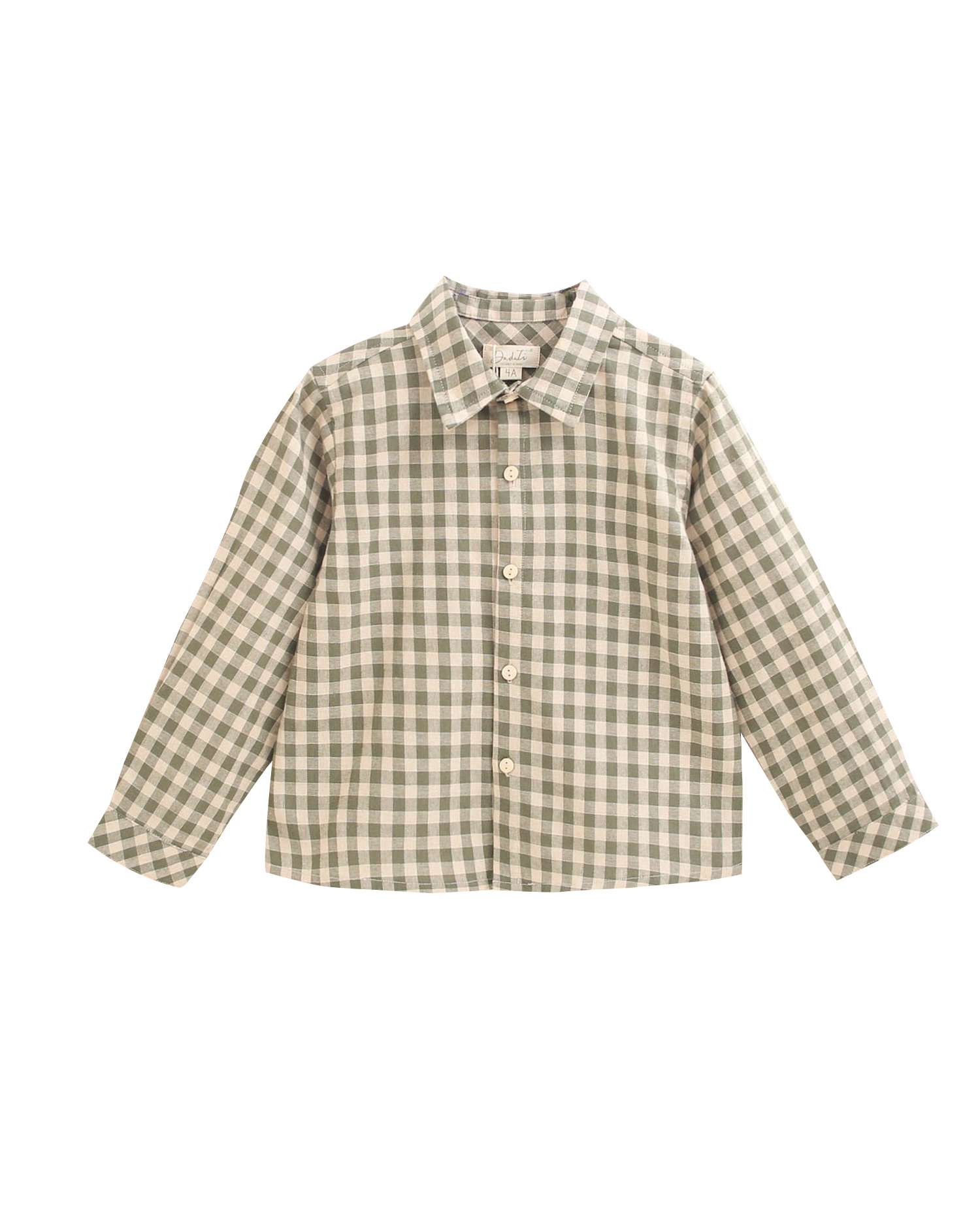 Camisa Infantil Aos Quadrados Vichy Multicolor-3