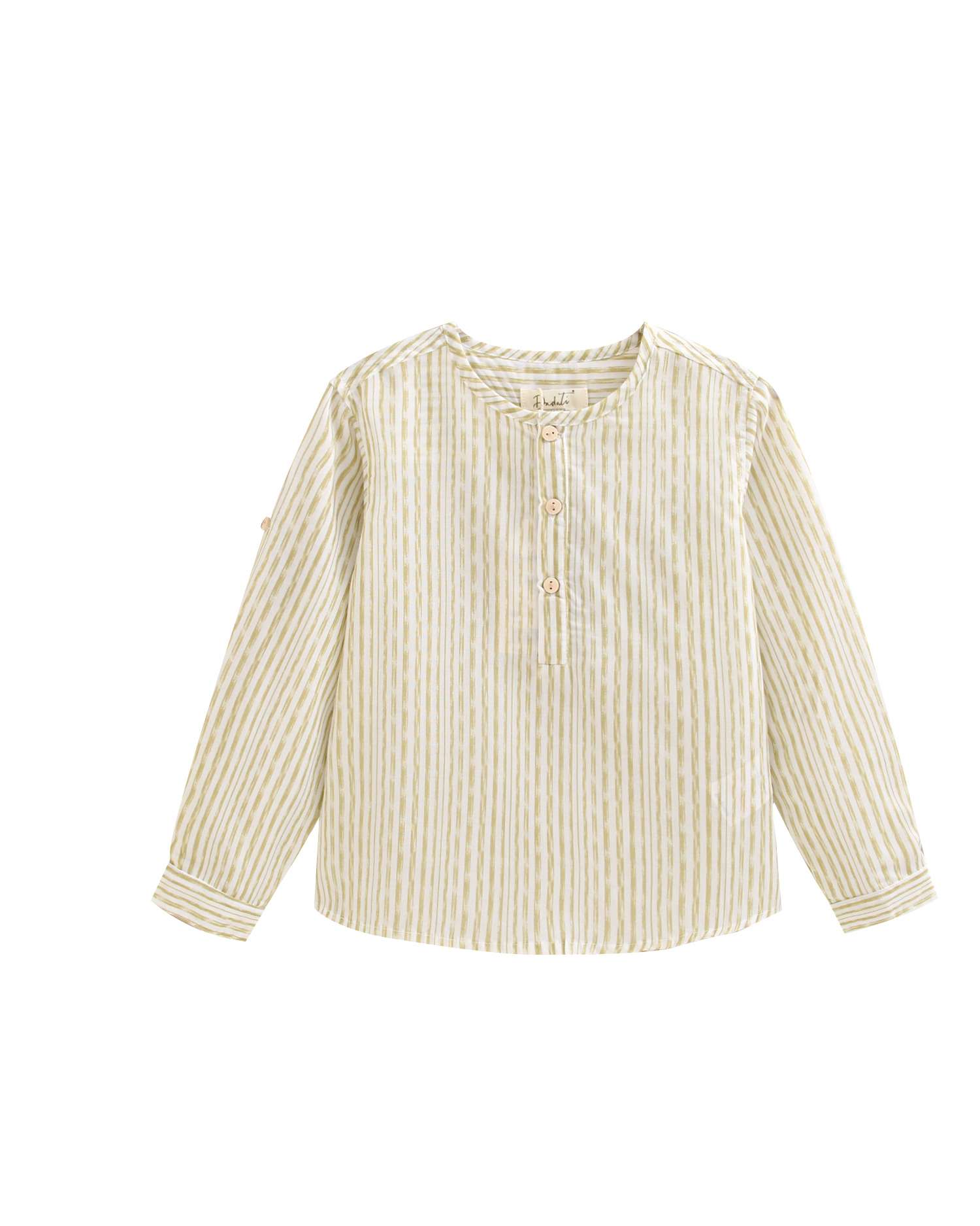 Imagem 0 de Camisa Infantil Às Riscas com Gola Redonda
