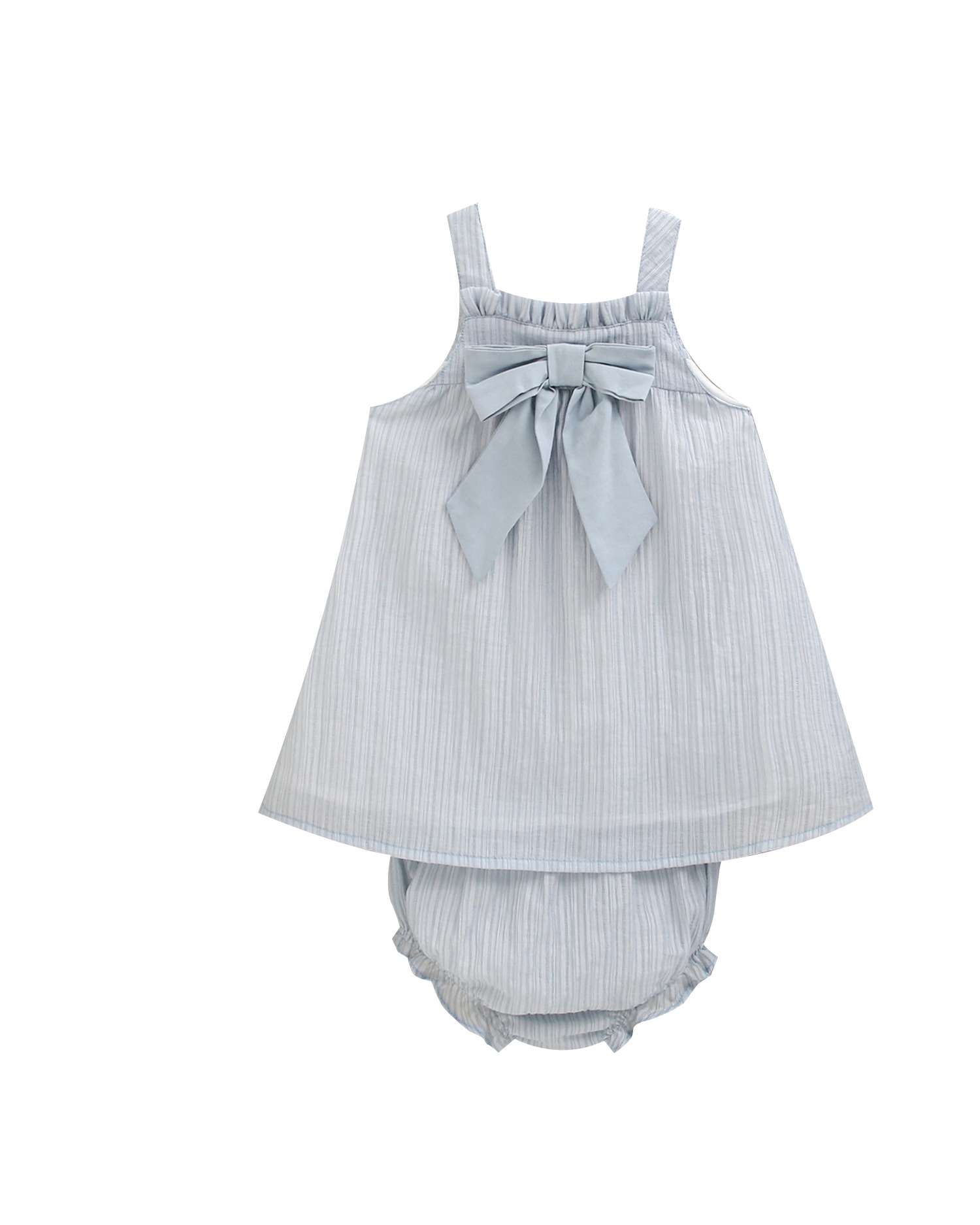 Imagem 0 de Vestido de Bebé com Cueca e Laço nas Costas