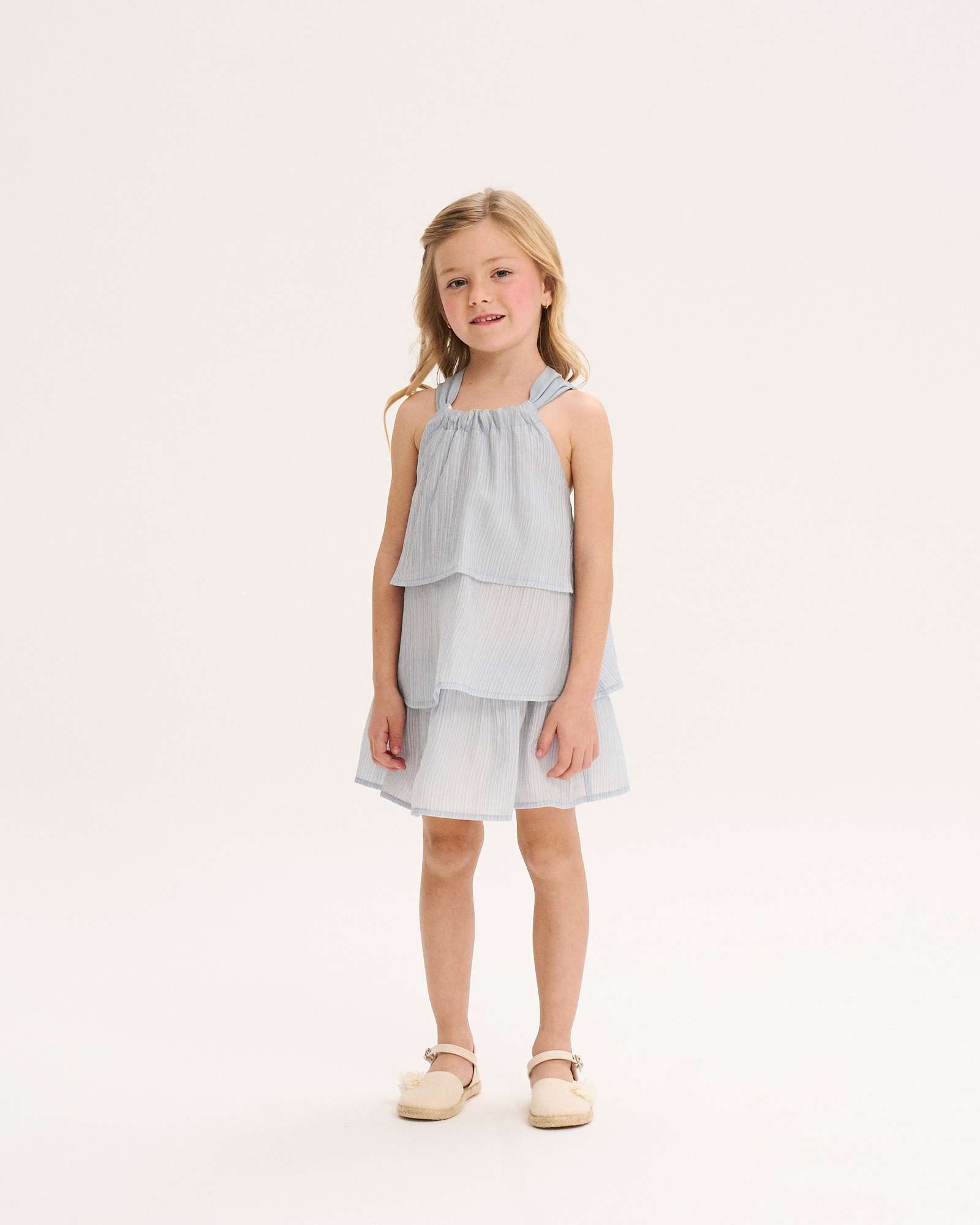 Imagem 0 de Vestido Infantil de Alças com Folhos