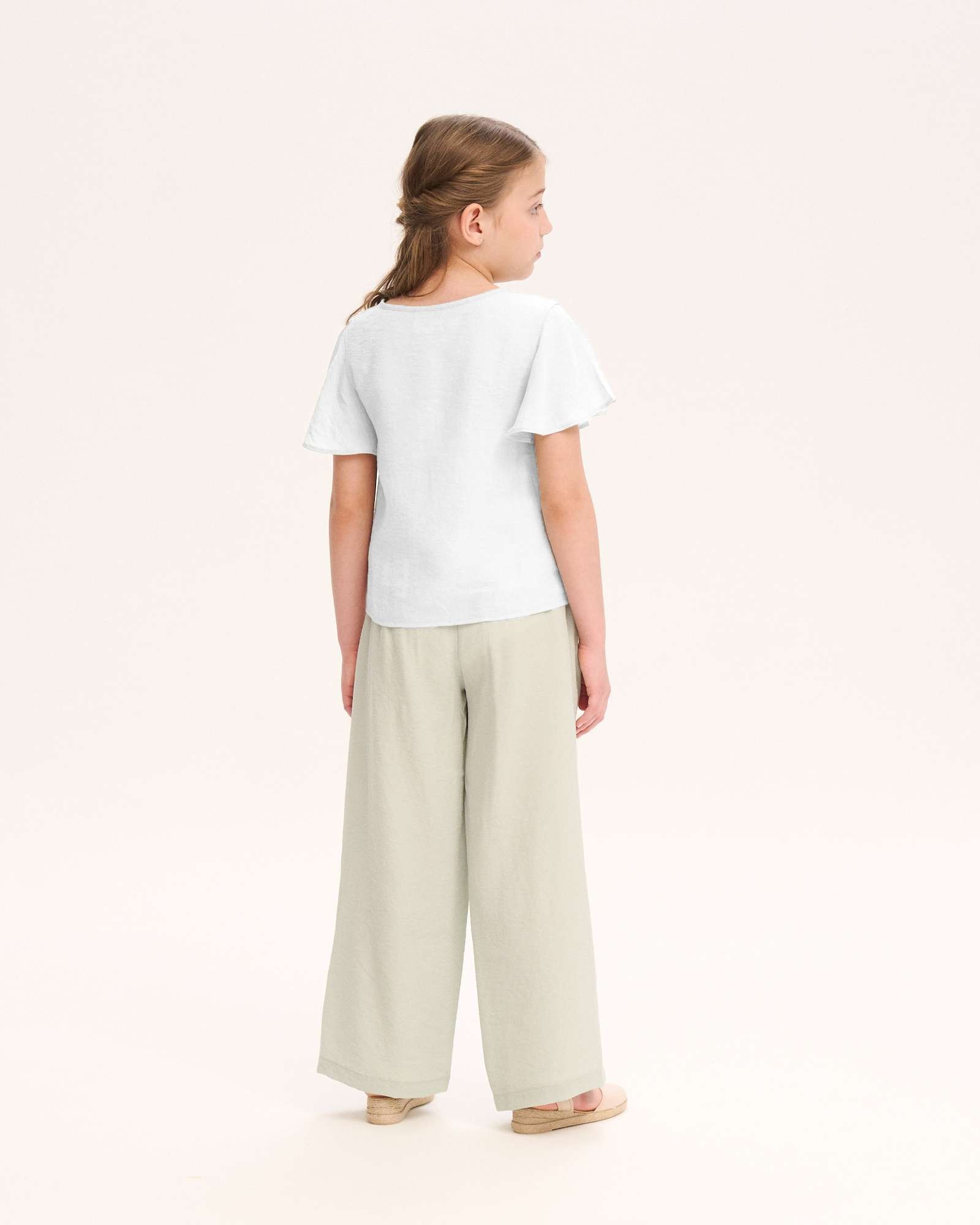 Blusa Infantil com Franzido na Parte Frontal Dadati Branco-2