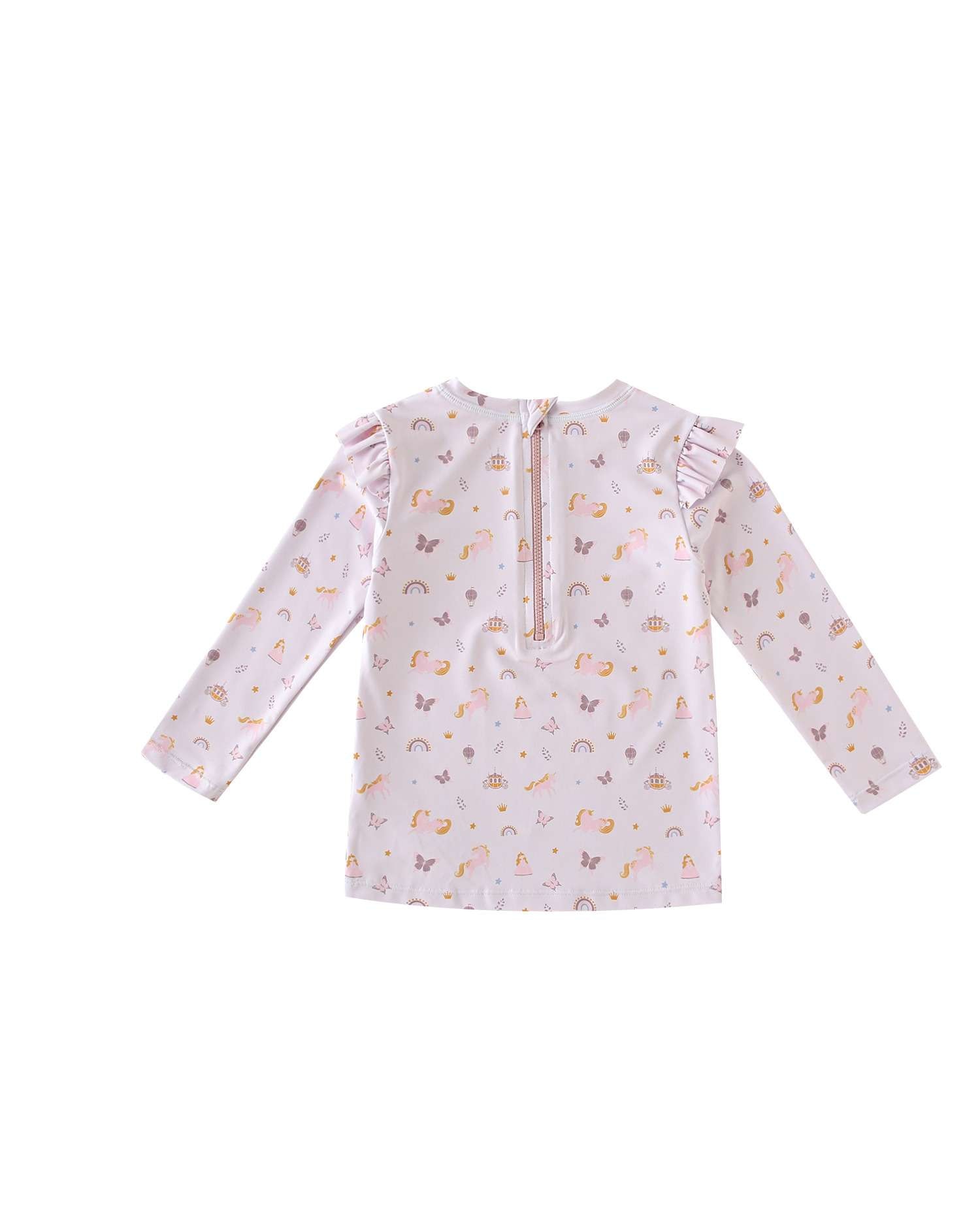 T-shirt para Bebé de Lycra com Proteção Solar 50 Pf Dadati Rosa-pastel-2