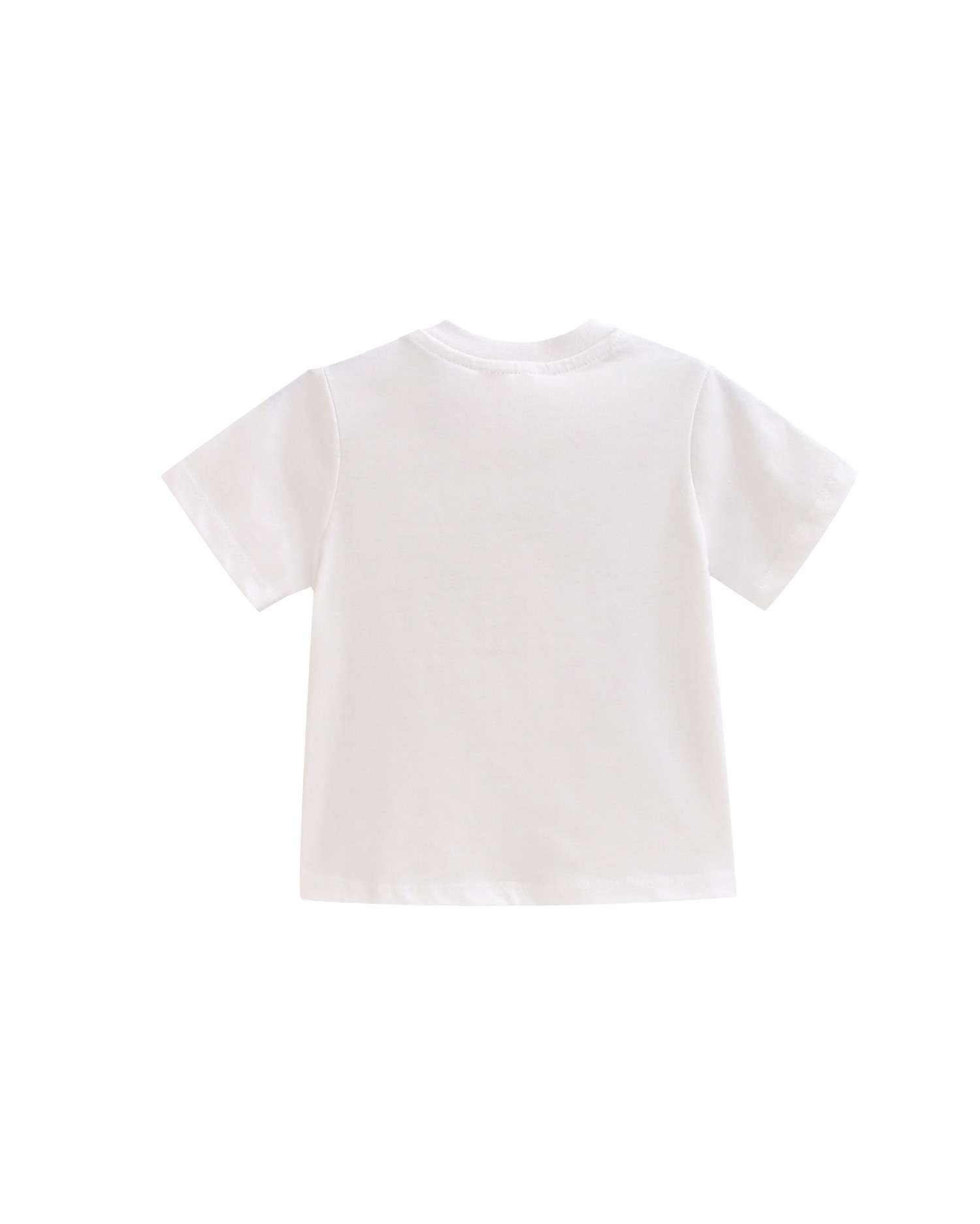 T-shirt para Bebé com Desenho de Elefante Dadati Branco-2
