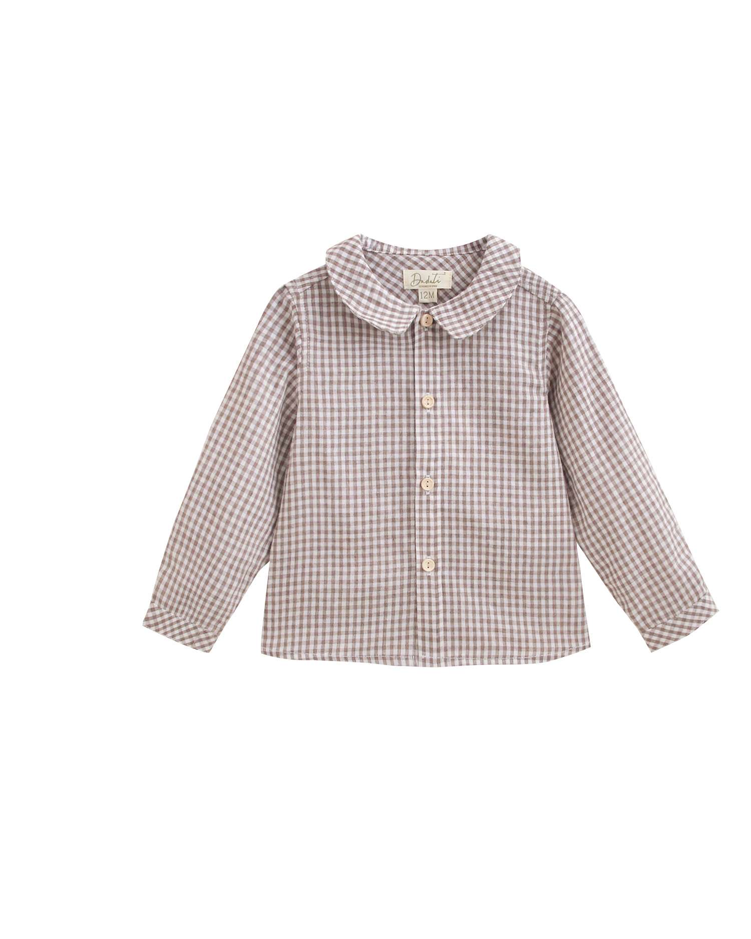 Imagem 0 de Camisa para Bebé com Gola Bebé e Aos Quadrados