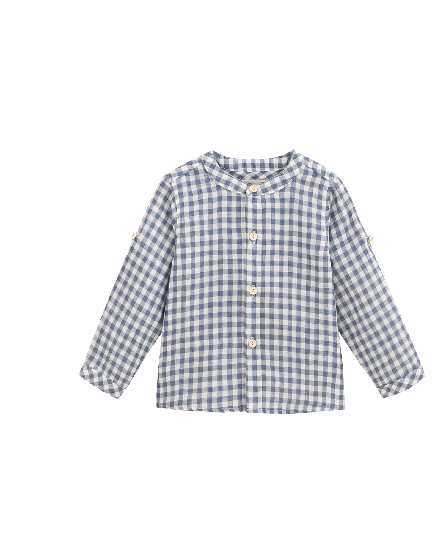 Imagem 0 de Camisa para Bebé Aos Quadrados Vichy e Gola À Padre