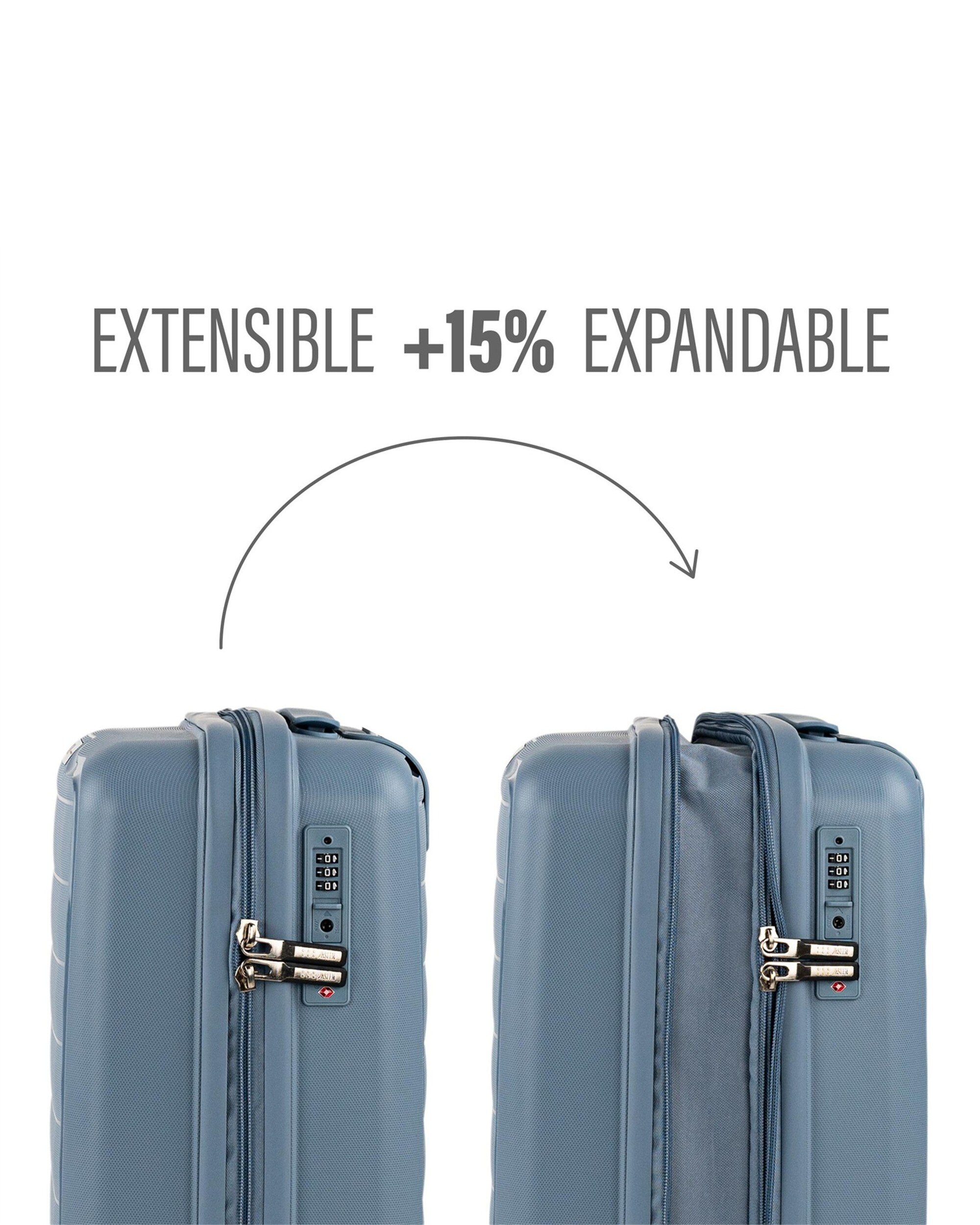 Mala de Cabine Luton com Capacidade de 36l Azul-4