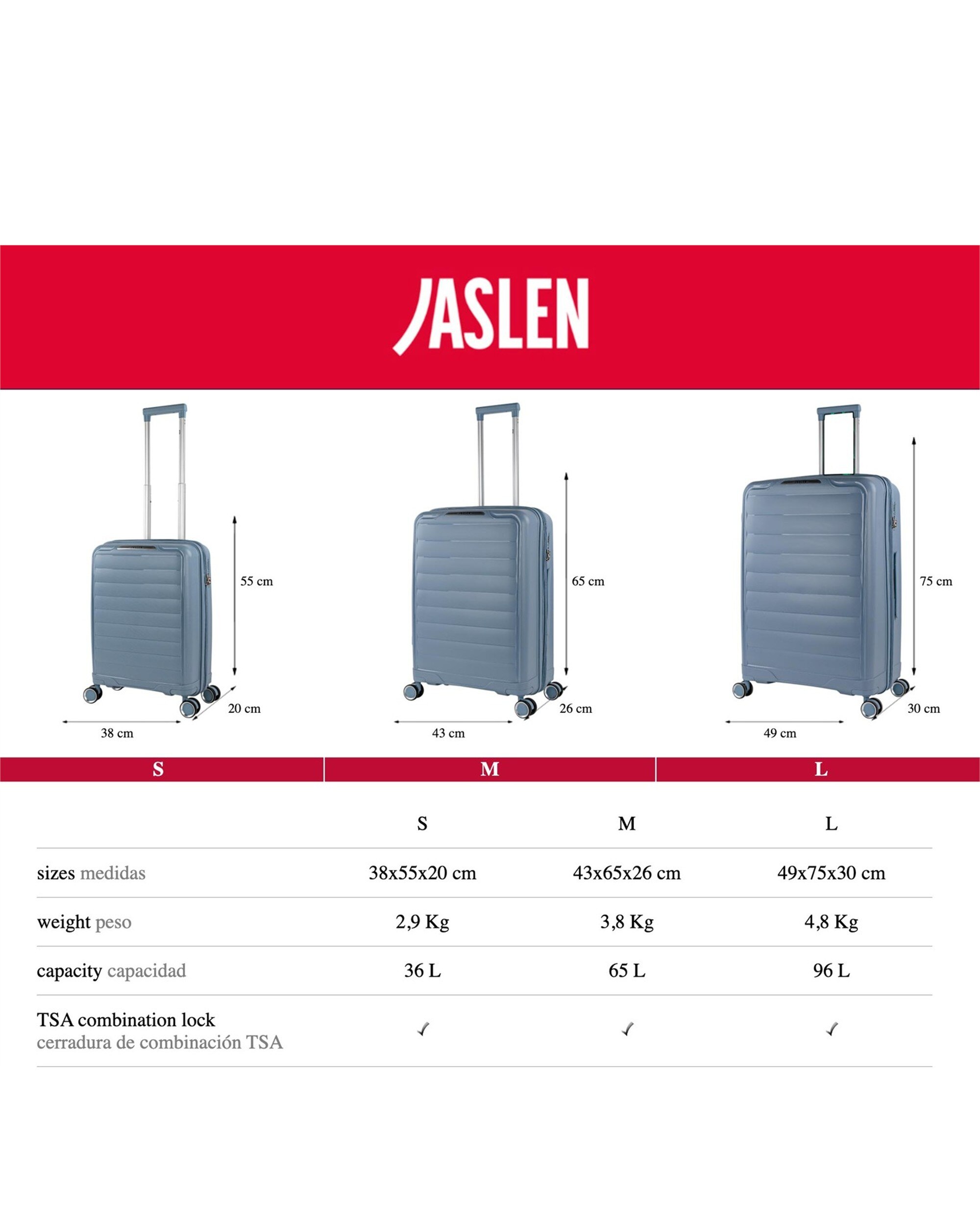 Mala Média Luton com Capacidade de 65l Azul-5