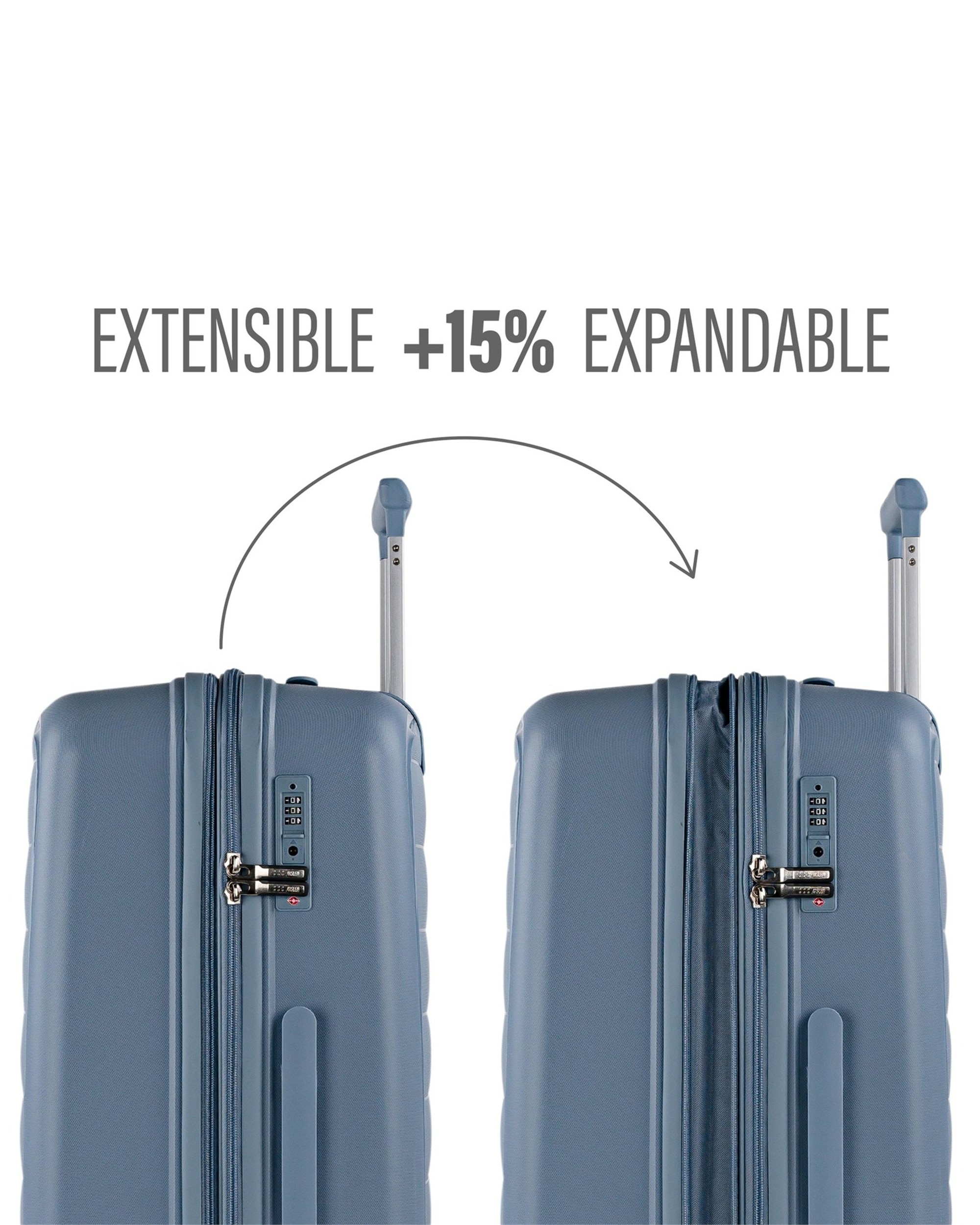 Mala Grande Luton com Capacidade de 96l Azul-4