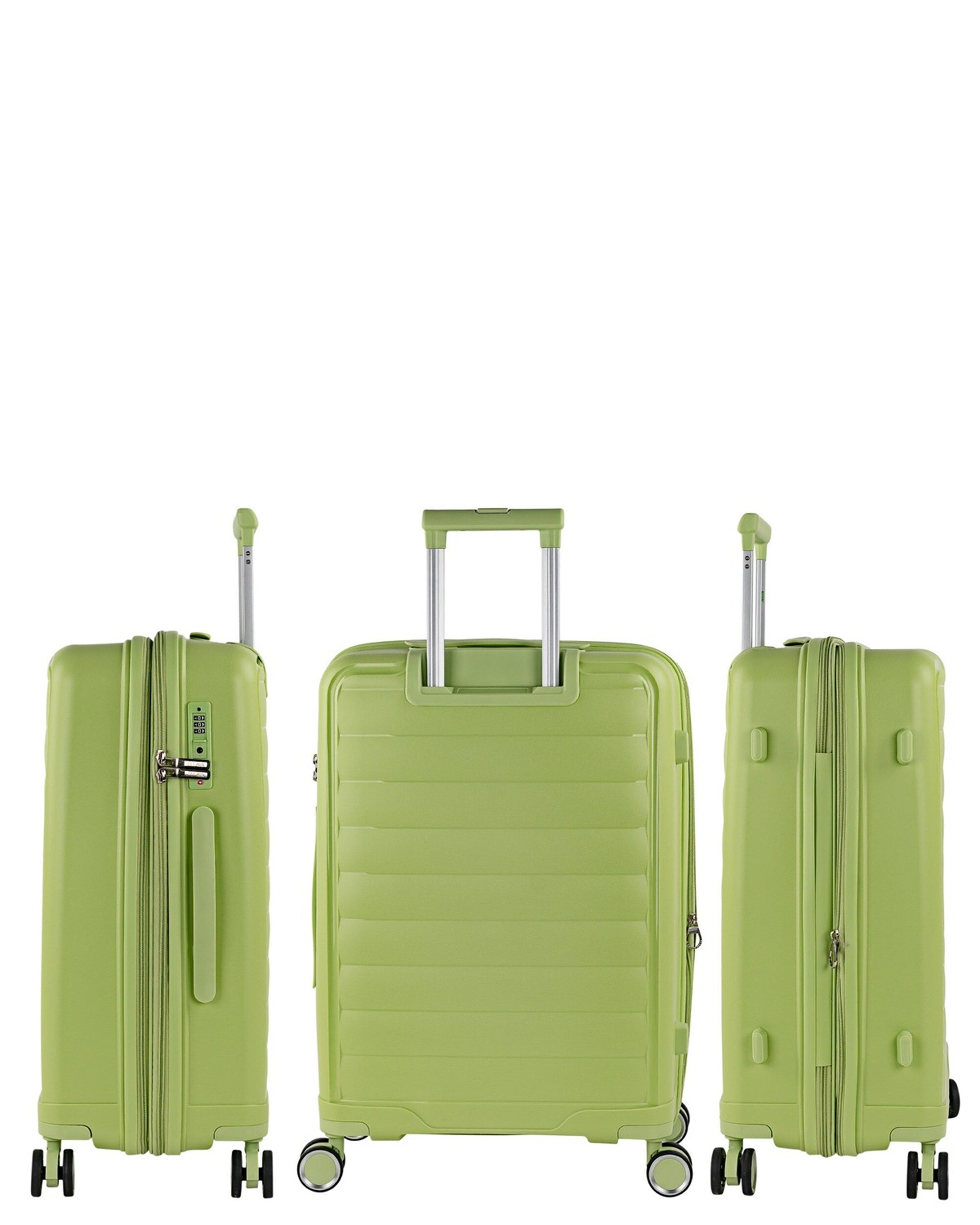 Conjunto de Malas (média e Grande) Luton com Capacidade de 132l Verde-2