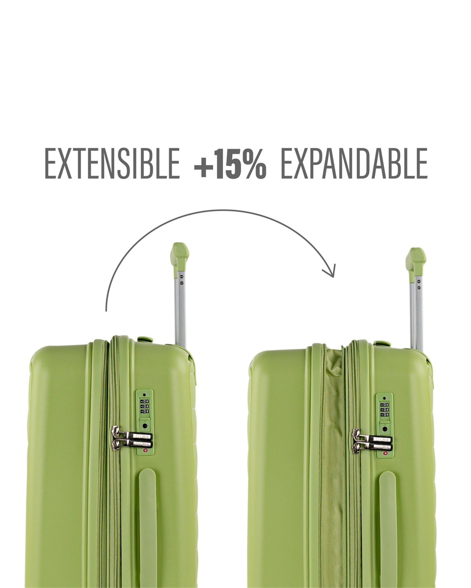 Mala Média Luton com Capacidade de 65l Verde-3